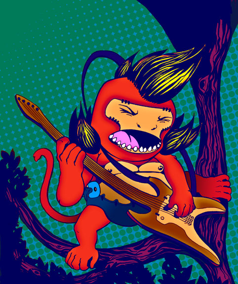 Xirus' rockin' monkey
